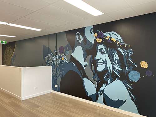 Sculley MaskMural Upstairs